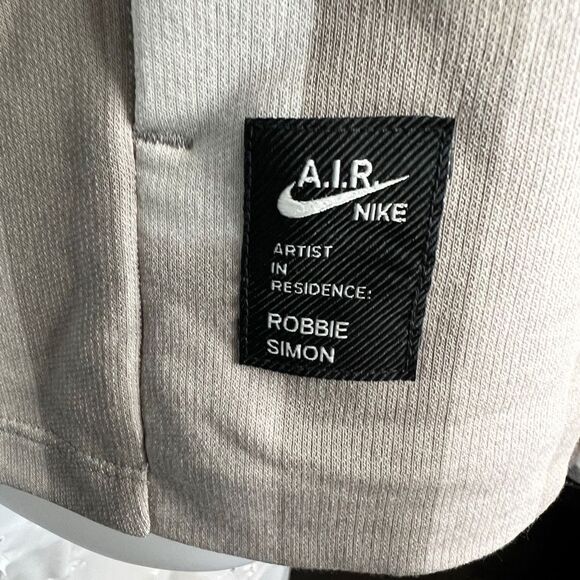 Nike Yoga Dri-fit A.I.R. Robbie Simon Training Hoodie S/S New Men’s Small Tan - Picture 16 of 16